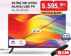 ALTUS AL32-6023 32 İNÇ HD UYDU ALICILI LED TV/TELEVİZYON
